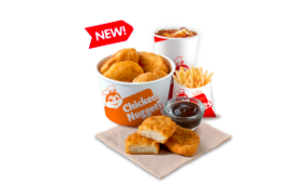 6 - pc. Chicken Nuggets w/ Regular Fries & Drink coke