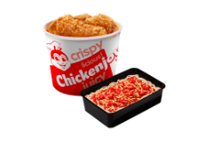 6pc Chickenjoy Bucket w/ Jolly Spaghetti Family Pan
