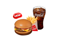 Special Cheesy Yumburger w/ Fries & Drink