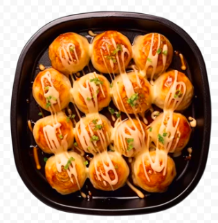 Ham and Cheese Takoyaki